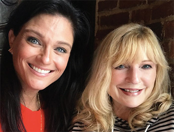 Actor Erica McDermott (THE FIGHTER, BLACK MASS, PATRIOTS DAY) and Publisher Carol Patton lunching in Harvard Square to talk about a record number of auditions in a very busy New England. season.