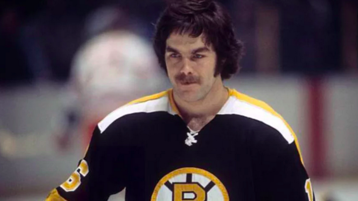Derek Sanderson legendary Bruins hockey player from the 1970s