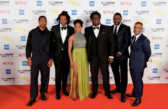 Idris Elba, Regina King, LaKeith Stanfield, Jay-Z, Jeymes Samuel