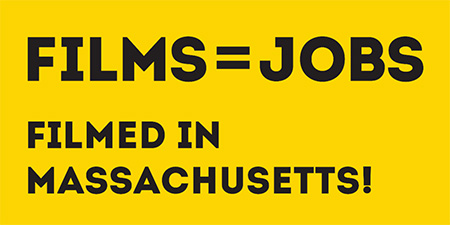 logo for Films equals Jobs filmed in Massachusetts campaign